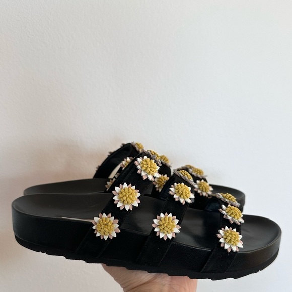 Fabrizio Viti Daisy Berkley slides in black - Picture 5 of 8